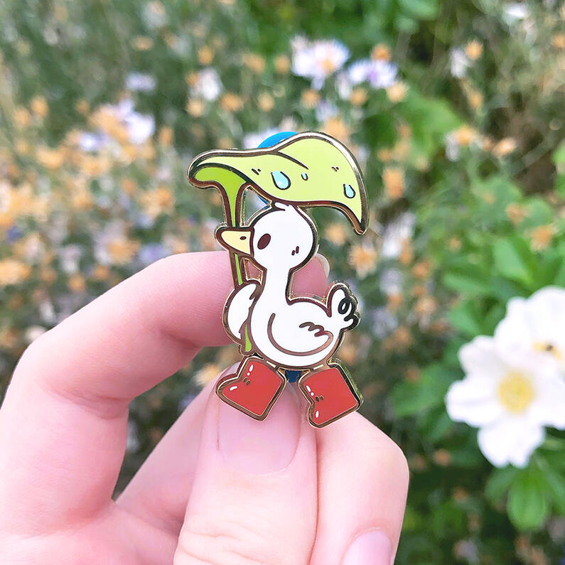 Rain Boot Ducky Enamel Pin Rain Boot Ducky Enamel Pin