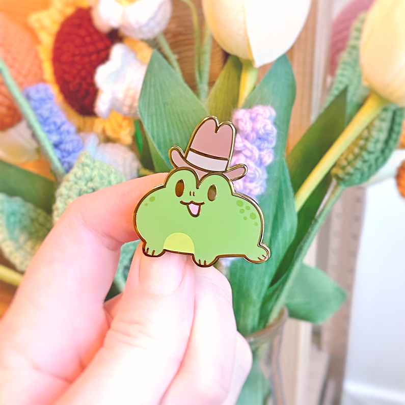 Cowboy Froggy Enamel Pin Cowboy Froggy Enamel Pin
