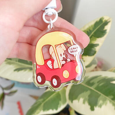 I Can't Drive Keychain